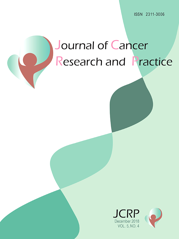 Go to journal home page - Journal of Cancer Research and Practice